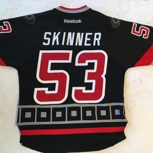 Carolina Hurricanes Jeff Skinner Black Reebok NHL Hockey Jersey